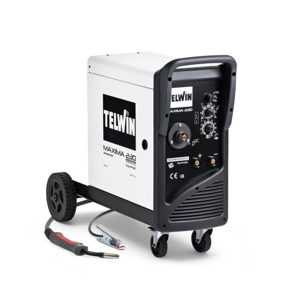 Soldadora Inverter MIG MMA TIG 220 A Sinérgica Telwin Maxima 230 Synergic