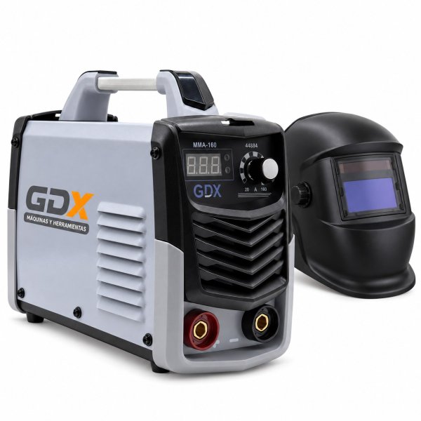 Soldadora Inverter MMA 160 A GDX MMA-160 con Careta Fotosensible