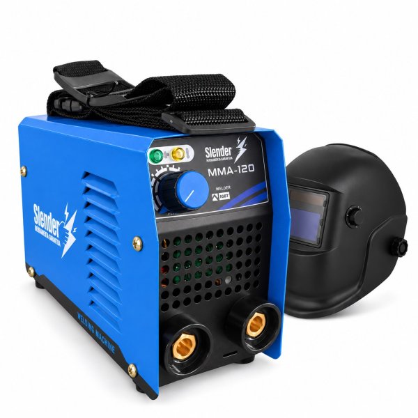 Soldadora Inverter MMA 110 A Slender MMA-120L con Careta Fotosensible