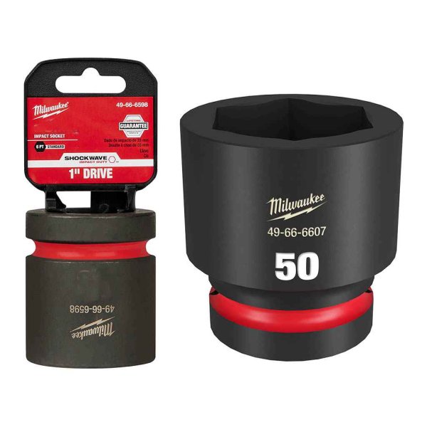 Bocallave de impacto hexagonal encastre 1" 50 mm Milwaukee 49-66-6607
