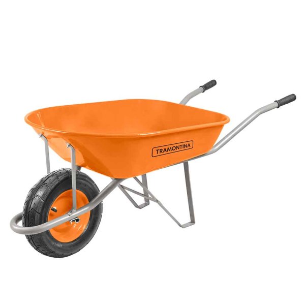 Carretilla metal 80 L con rueda inflable Tramontina 77713/431