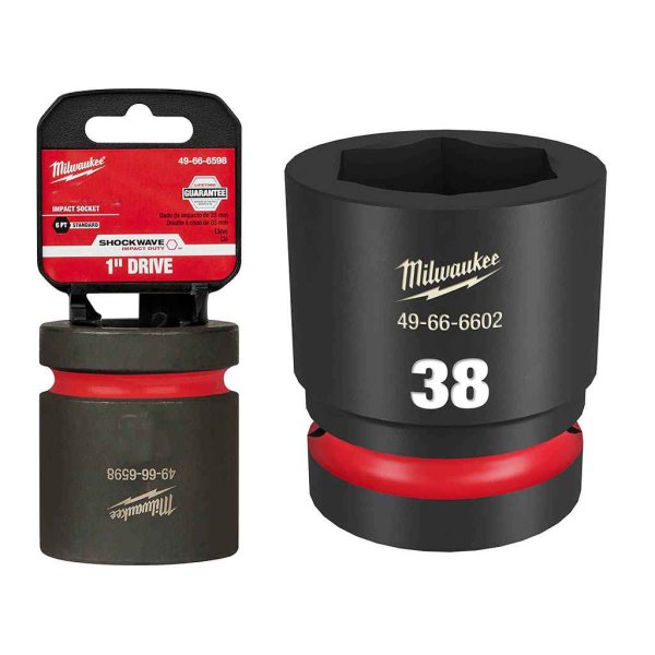 Bocallave de impacto hexagonal encastre 1" 38 mm Milwaukee 49-66-6602