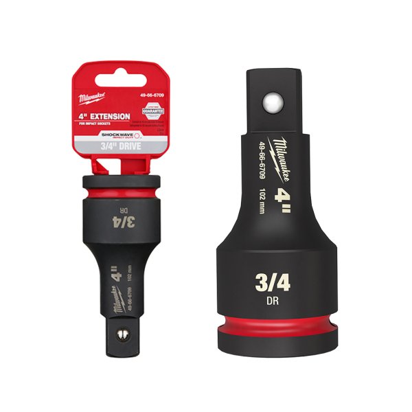 Barra de extensión de impacto 4" encastre 3/4" Milwaukee 49-66-6709