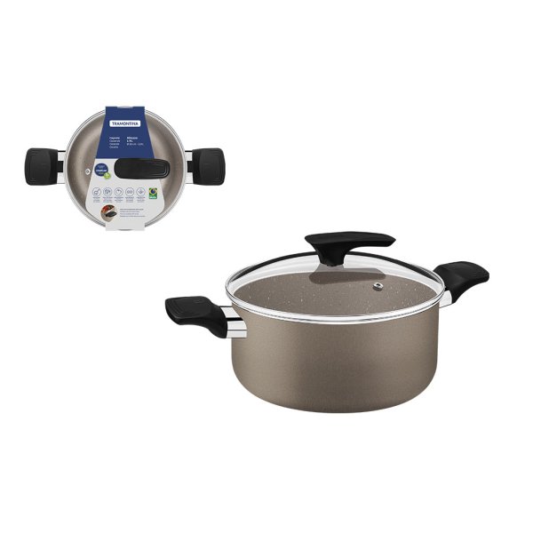 Cacerola con asas 20 cm/2,9 L Starflon milazzo almendraTramontina 28572/420