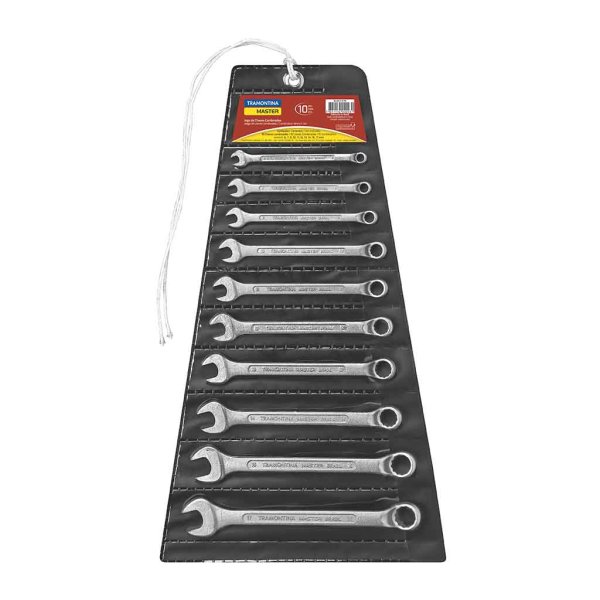 Llaves combinadas 10 piezas 6 a 17 mm Tramontina 42241/210