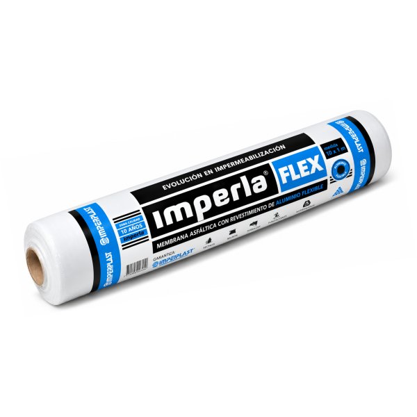 Membrana Asfáltica con Aluminio Imperla Flex 40 kg