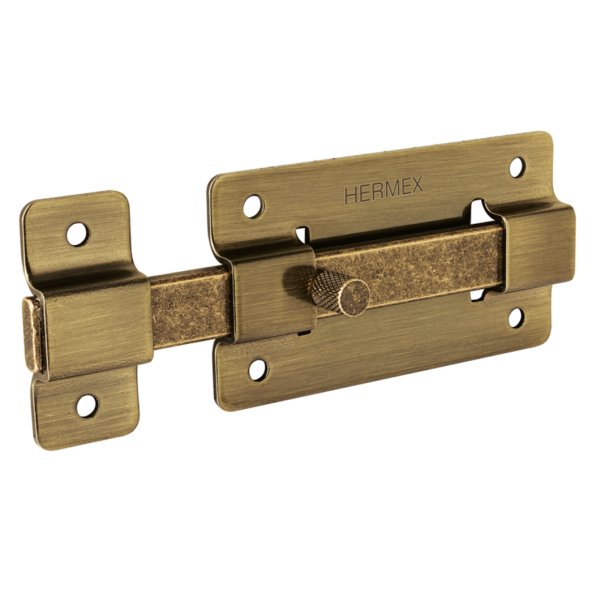 Pasador Robusto Acero Bronce Antiguo 4'' Hermex PAA-37 