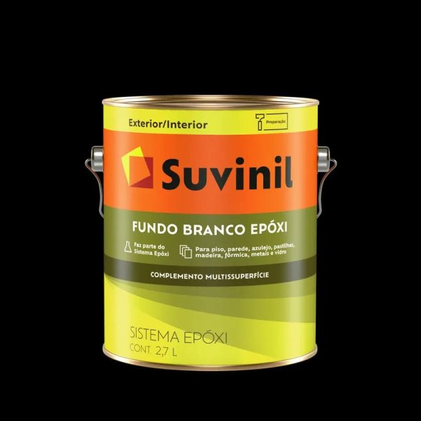Fondo epoxi Suvinil blanco, base solvente, para interior, 2,7 L