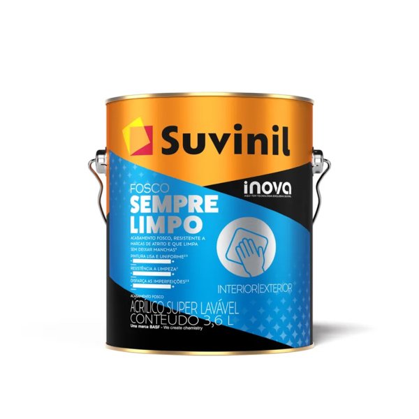 Suvinil 3,6 L Blanco Siempre Limpio