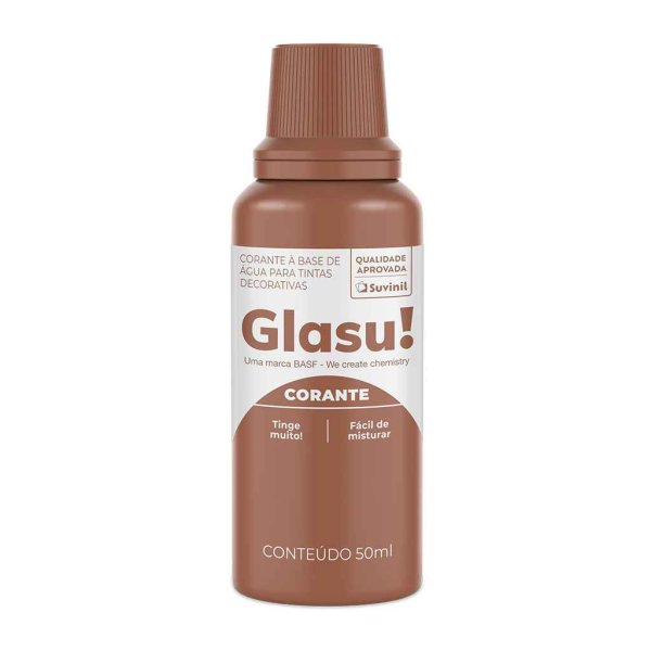 Entonador Glasu ocre para pintura al agua, caja de 12 envases de 50 ml
