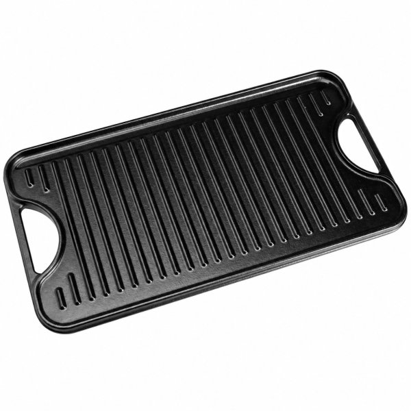 Plancha Hierro Curado Reversible 25x47cm Victoria 34160