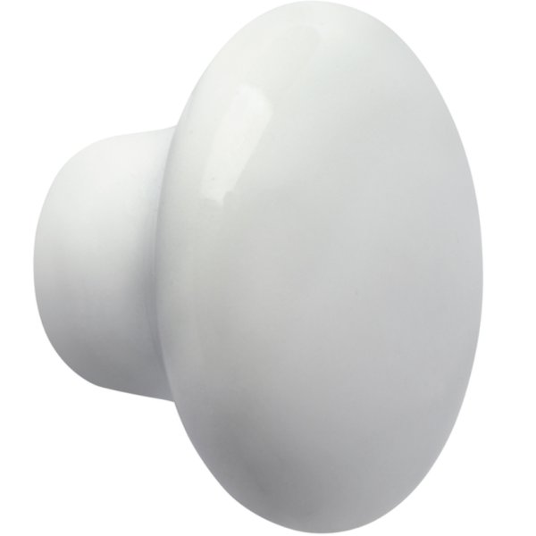 Tirador Para Mueble Cerámica Blanco Hermex PER-B