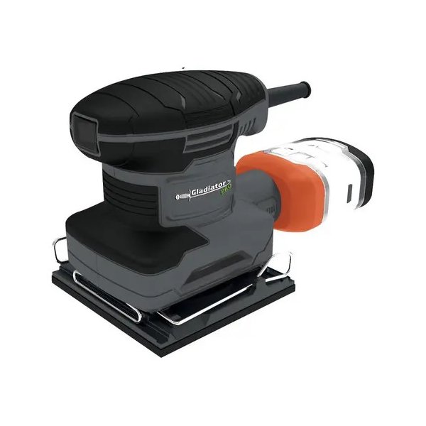 Lijadora Orbital 260 W para 1/4 de Hoja de Lija Gladiator LO914/220
