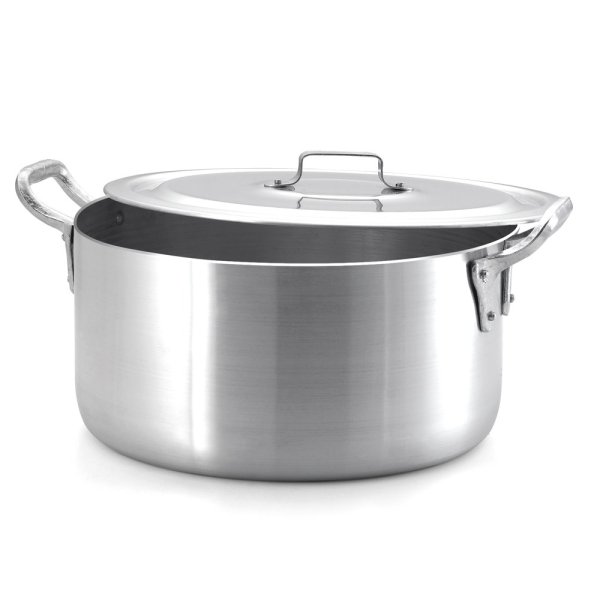 Cacerola con Asas 51.9l 55x22cm Super Hotel Aluminio Oliveira 5066