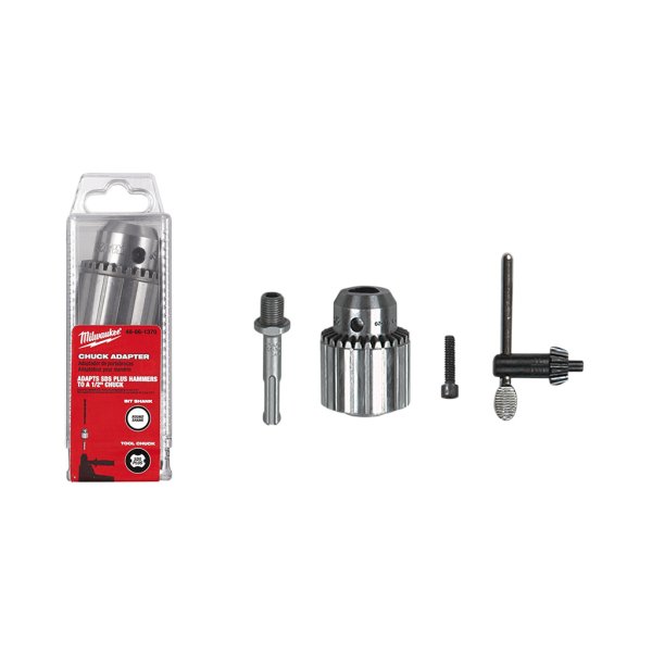 Mandril 1/2'' + Adaptador Sds Milwaukee 4866-1370