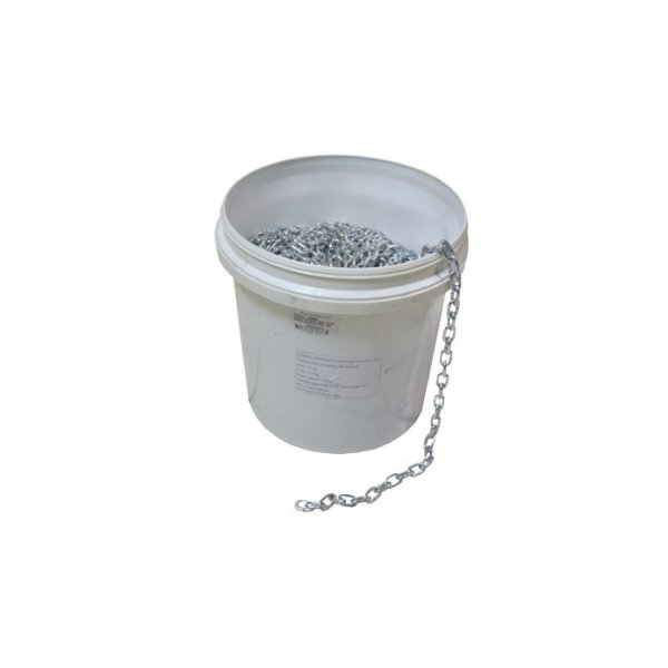 Cadena Patente 12mm/8m Galvanizada En Balde 25kg HW0174
