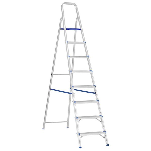 Escalera Aluminio 8 Escalones E1208/E2008 Franca