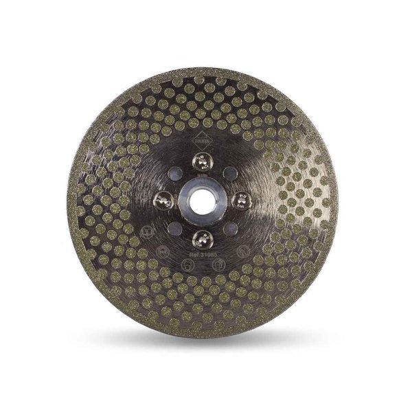 Disco Diamantado ECD 115mm 2 En 1 (Corte y Desbaste) Super Pro Rubi 31964