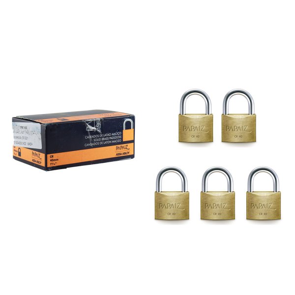 5 Candados Hermanados Cr40 KA 0100400CX02 Papaiz