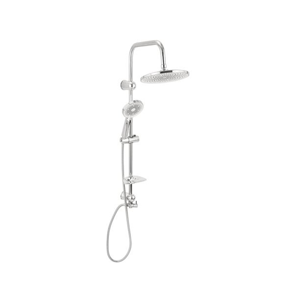 Barra Columna De Ducha Acero con Telefono Goldex