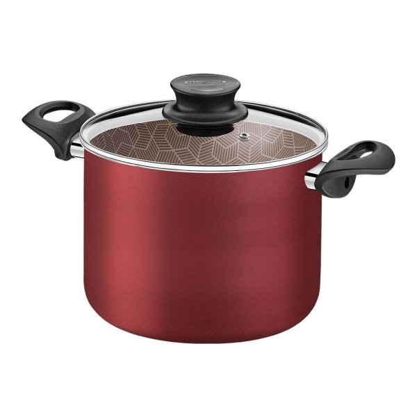 Olla con Asas 28cm/11.8l Starflon Paris Rojo Tramontina 28530/728