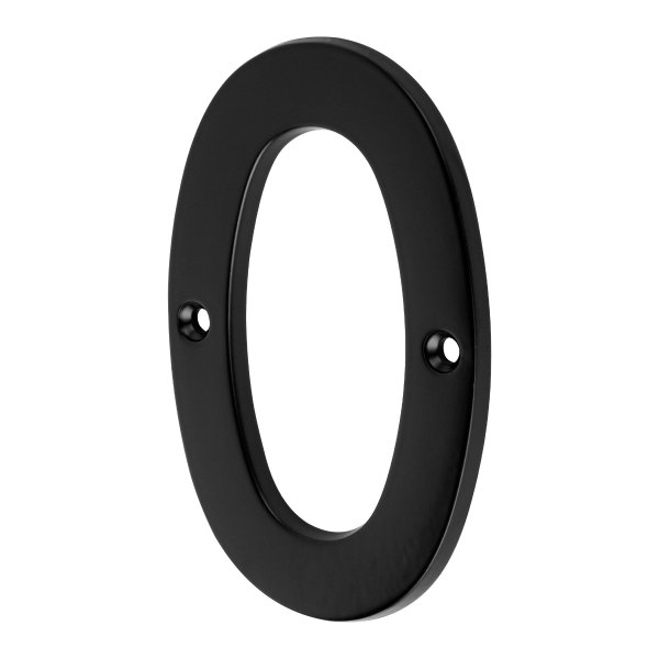 Número De Puerta ''0'' Bronce Negro Alto 4'' Hermex NUCH-0N