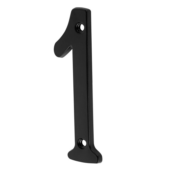 Número De Puerta ''1'' Bronce Negro Alto 4'' Hermex NUCH-1N