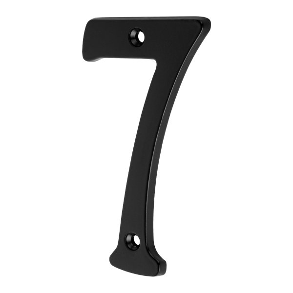 Número De Puerta ''7'' Bronce Negro Alto 4'' Hermex NUCH-7N