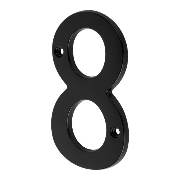 Número De Puerta ''8'' Bronce Negro Alto 4'' Hermex NUCH-8N