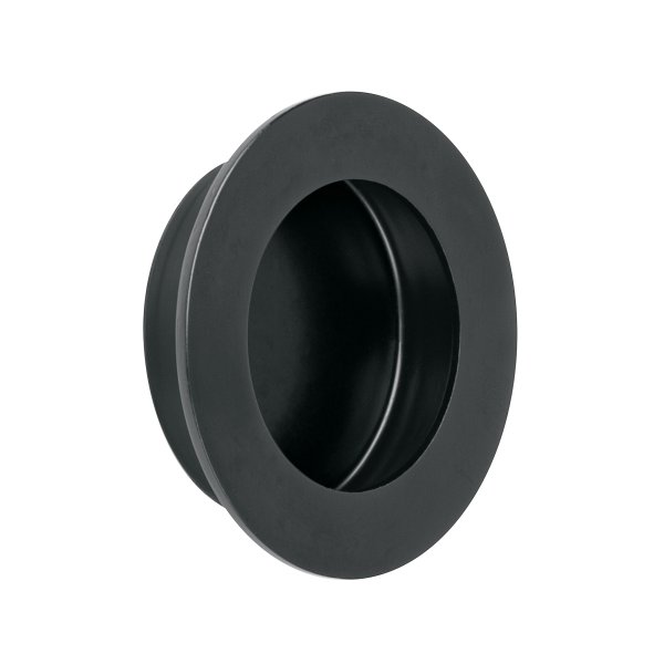 Cubeta Embutir Para Mueble 40mm Negro Hermex JALED-63