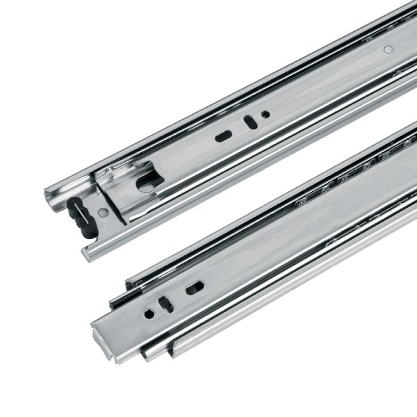 Corredera Riel Para Cajón Abre Total 55cm Hermex COR-455 