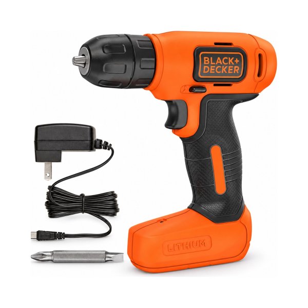 Taladro Atornillador Inalámbrico 8 V Black+Decker LD008-B2C