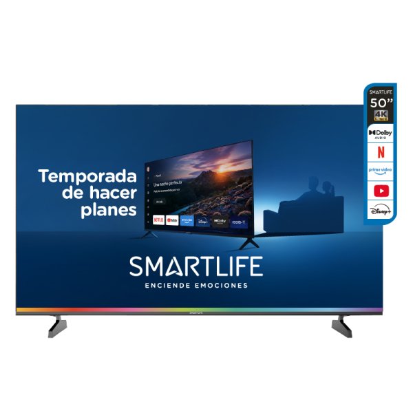 Smart TV Smartlife SL-TVQ50SMT 50" QLED 4K UHD