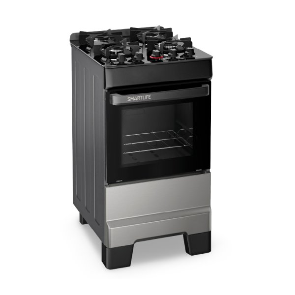 Cocina a gas Smartlife SL-KBR504TG 4 hornallas