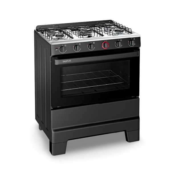 Cocina a gas Smartlife SL-KBR845B 5 hornallas