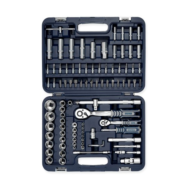 Juego de bocallaves Bremen 6380 94 piezas encastre 1/2" y 1/4"