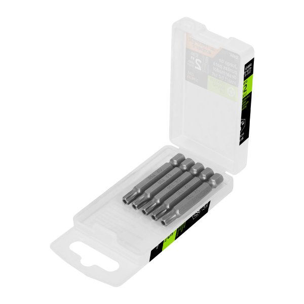 Puntas Atornillador Torx Con Seguro T30 x 2'' Truper PUDE-6230 Estuche x 5 