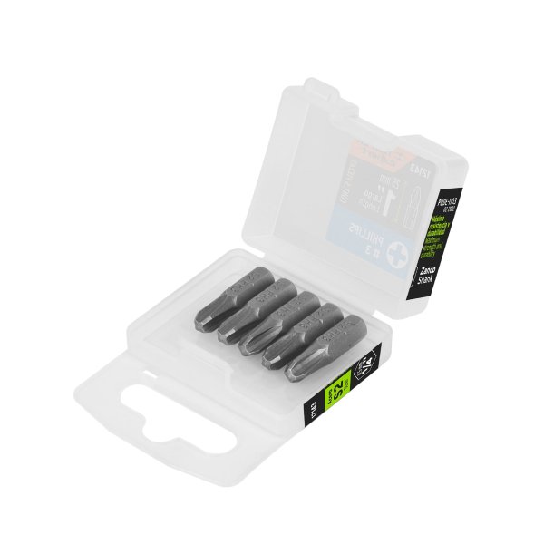 Puntas Atornillador Phillips PH3 x 1'' Truper PUDE-1103 Estuche x 5 