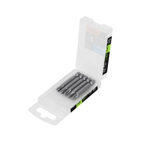 Puntas Atornillador Phillips PH3 x 2'' Truper PUDE-1203 Estuche x 5 