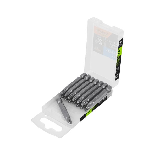 Puntas Atornillador Phillips PH1 x 2'' Truper PUDE-1201-15 Estuche x 15