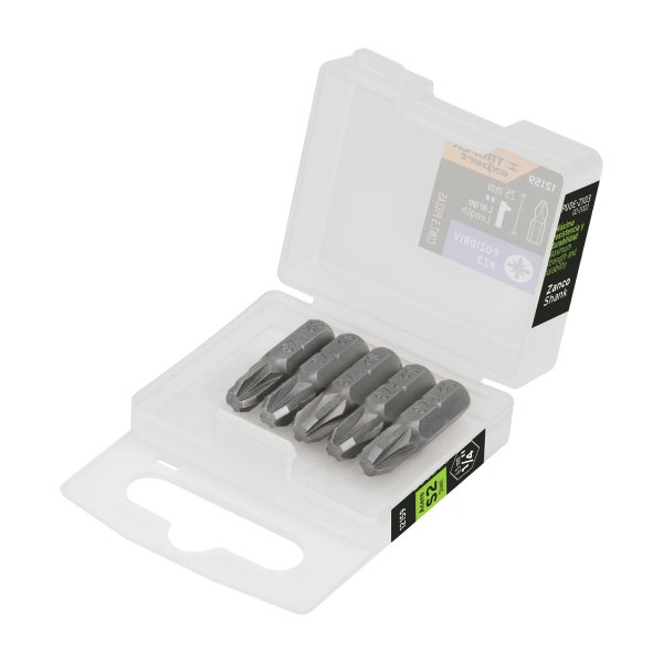 Puntas Atornillador Pozidriv PZ3 x 1'' Truper PUDE-2103 Estuche x 5 