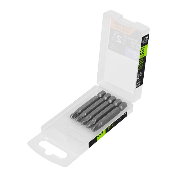 Puntas Atornillador Pozidriv PZ3 x 2'' Truper PUDE-2203 Estuche x 5 
