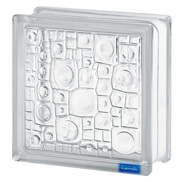 Ladrillo de Vidrio 19 x 19cm Burbuja - Clear Sponge