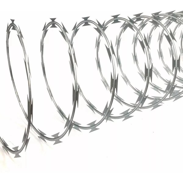Rollo  Alambre Galvanizado Concertina 10 Metros  Doble Filo 