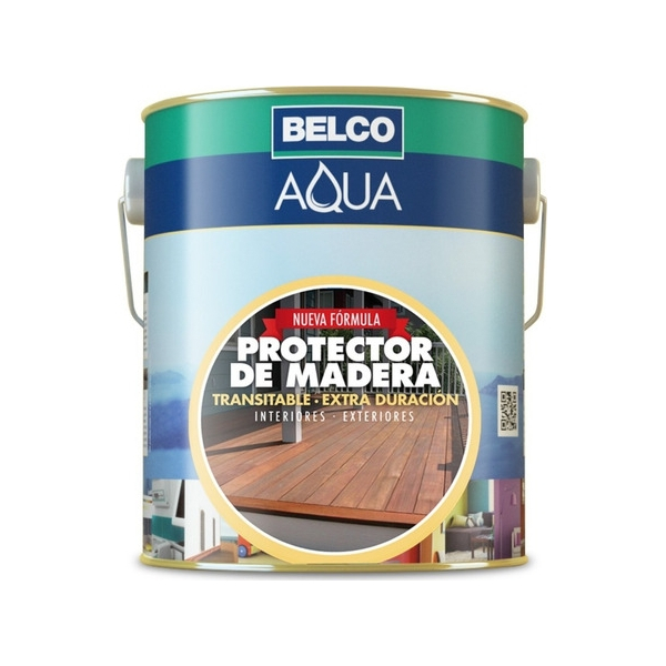 Protector De Madera Caoba Satinado Aqua Belco 0.25lt