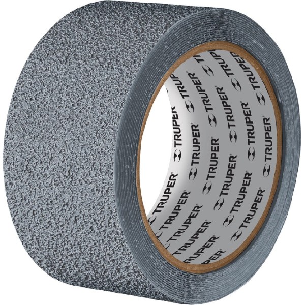 Cinta antideslizante áreas húmedas gris 50mm x 5m Truper CIAH-25G