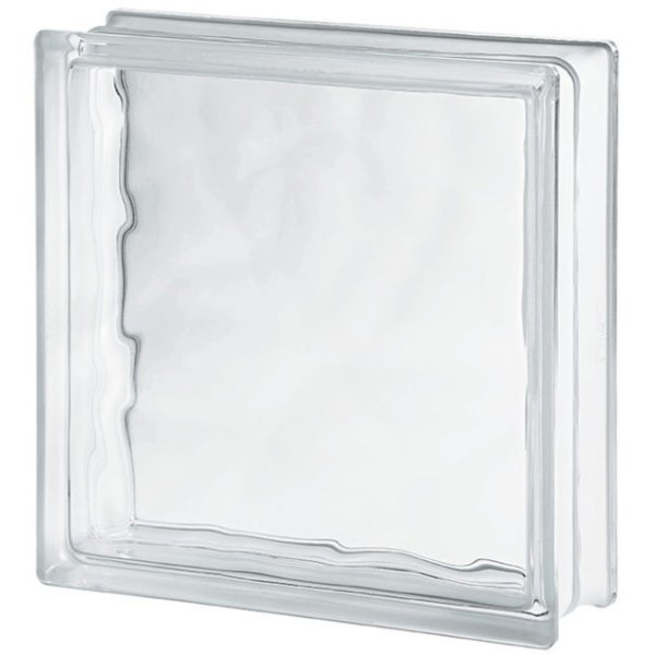 Ladrillo de Vidrio Grande 30 x 30cm Nube - Wave