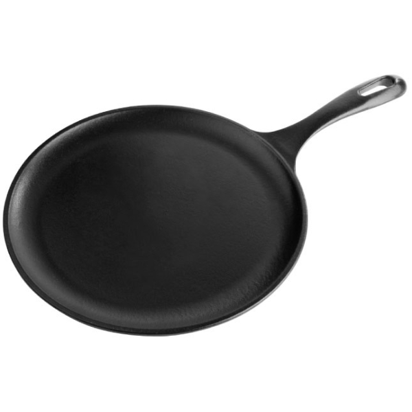 Sartén Comal Panqueques Hierro Curado 26cm Victoria