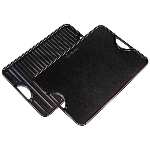 Plancha Hierro Esmaltado Reversible 35x50cm Victoria