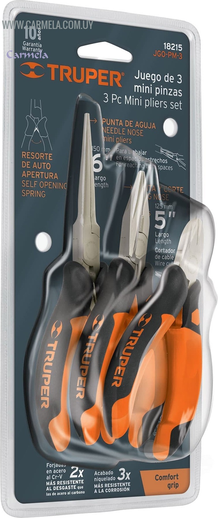 Pinza Mini Con Fonda In Cromo Vanadio - Apertura 25mm Per Lavori Di Precisione - Foto 12